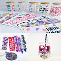 UV DTF 16oz wraps pen wraps decals for Glasses and Tumblers