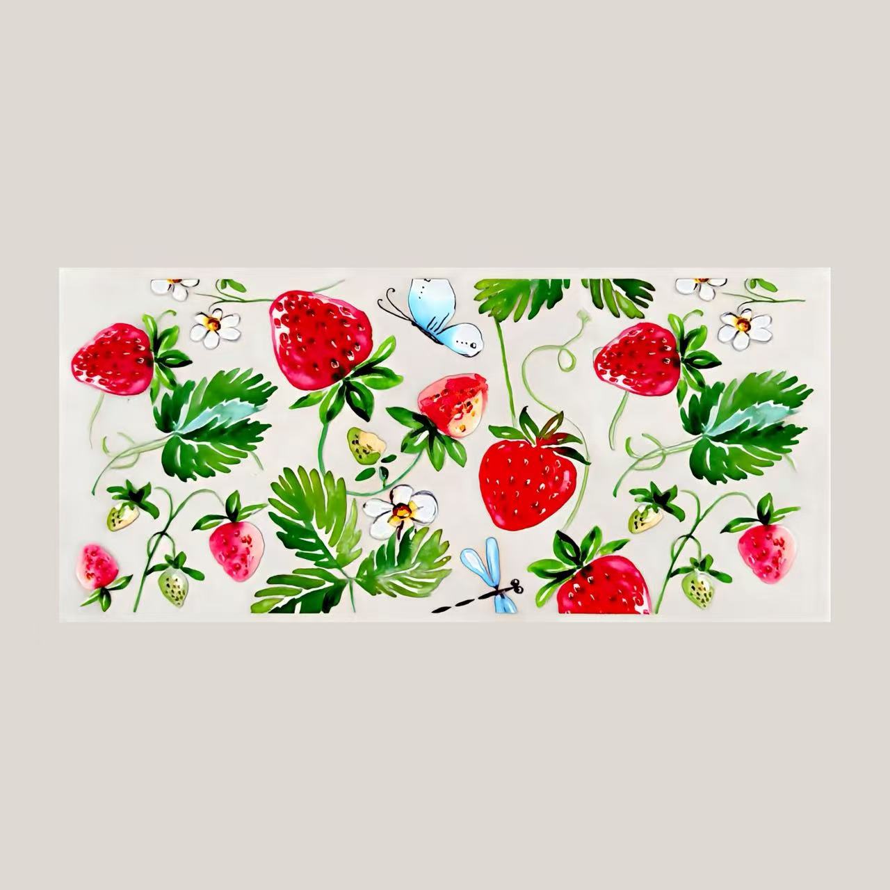 Strawberry UV DTF 16OZ wrap