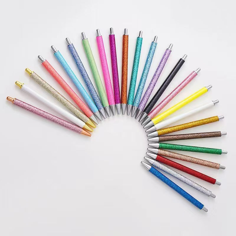 Fancy Pens for Women Sparkly Glitter Pens with Black Ink Refills